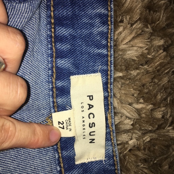 NEVERWORN Pacsun Demin Patch Skirt - Picture 3 of 3